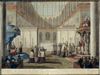 Promulgation of the Concordat of 1801 by French School