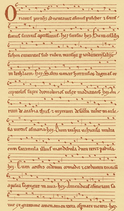 Prose of the Ass by French School