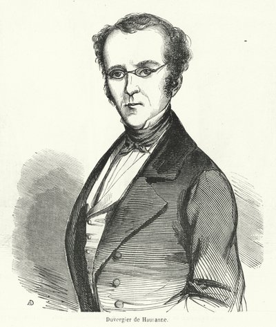 Prosper Duvergier de Hauranne, French Politician by French School