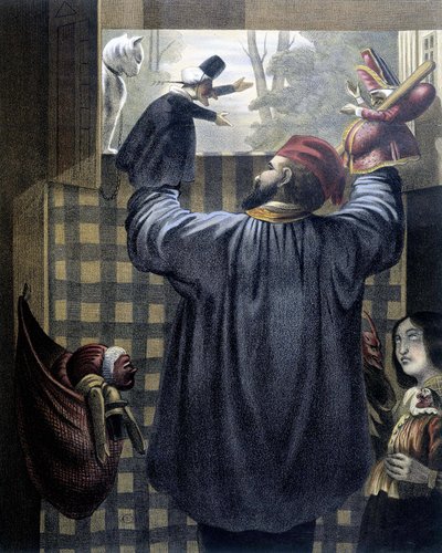 Puppet Showman by French School