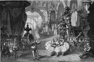 Puppet Show (representation of Cinderella) given at the Theatre Miniature by French School
