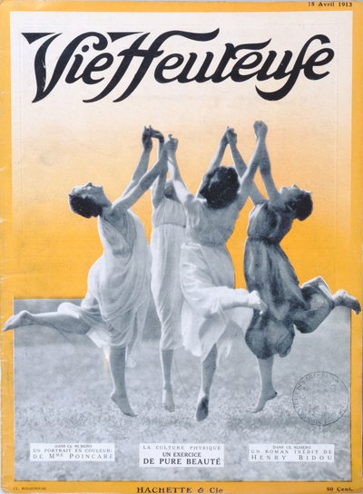 Pure Beauty Exercise, Cover Illustration of Vie Heureuse, 15 April, 1913 by French School