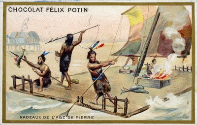 Raft in the stone age by French School