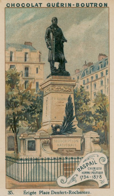 Raspail, Chemist and Politician, 1794-1878, Erected in Place Denfert-Rochereau by French School