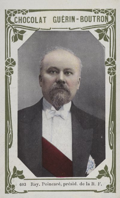 Raymond Poincare, President of the French Republic by French School