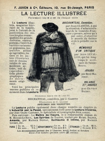 Reading illustrated. Publication in Tales de Pantruche et d
