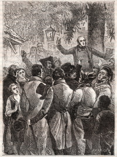 Reading of the pamphlet by Louis Marie de Lahaye de Cormenin in 1838 by French School