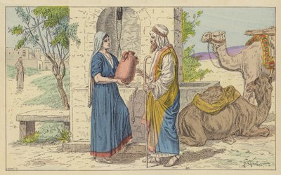 Rebecca at the Well by French School