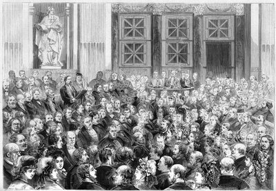 Reception at the Academy Francaise of Henri d