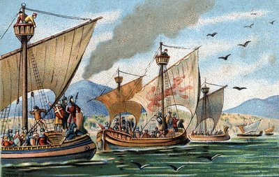 Reconquering East Sicily over Arabs: Roger de Hauteville conquers Puglia and Calabria and destroys the Saracen fleet in Palermo by French School