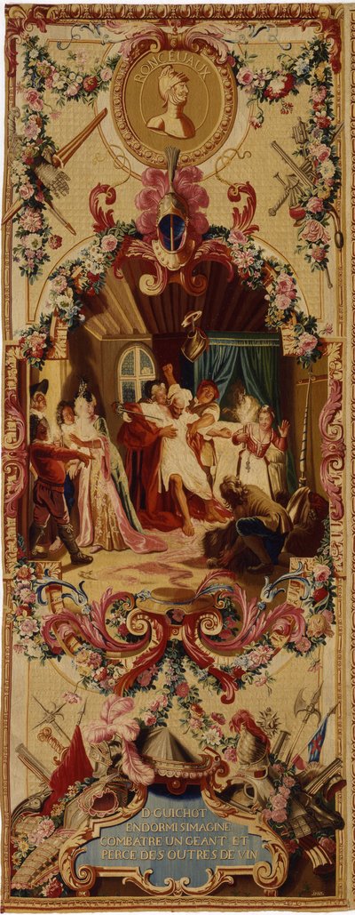 Regence Gobelins Tapestry with the Story of Don Quixote, 1717-18 by French School