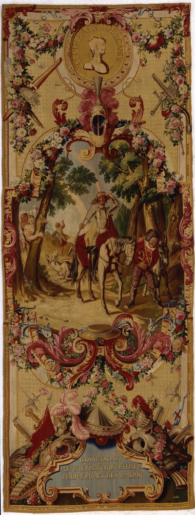 Regence Gobelins Tapestry with the Story of Don Quixote by French School