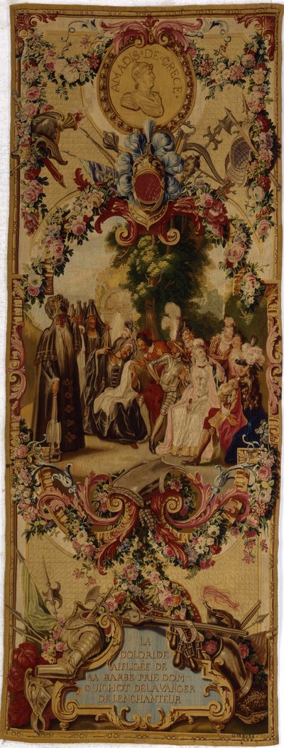 Regence Gobelins tapestry with the story of Don Quixote, 1717-18 by French School