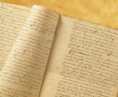 Register of a French city. 18th century by French School