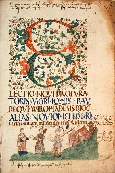 Register of the Deliberations of the Picard Nation at the University of Paris: Election of a Procureur. 1473-83 by French School