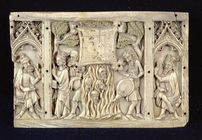 Relief depicting Scenes from the Life of St. Catherine of Alexandria by French School