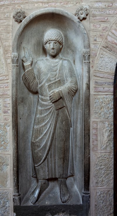 Relief of an Apostle, the ambulatory by French School