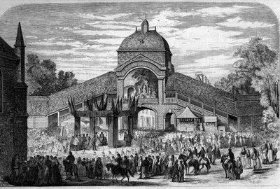 Religious Ceremony - 15 August 1858: Mass of the Assumption celebrated at the altar of the Pilgrims of Saint Anne d