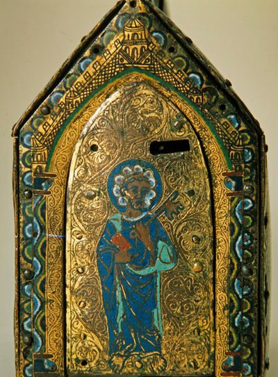 Reliquary Casket with Scenes from the Life of St Valeria by French School