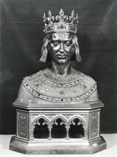 Reliquary bust of St. Louis by French School