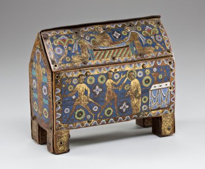 Reliquary chasse depicting the martyrdom of Thomas Becket, Limoges by French School