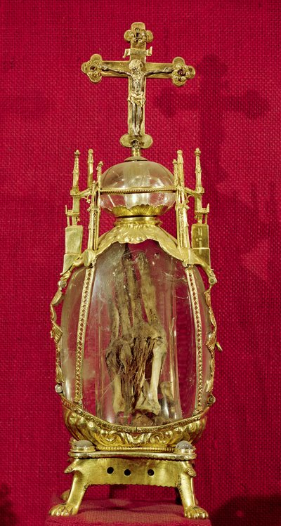 Reliquary containing the hand of St. Attalia by French School