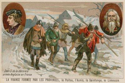 Remnants of the last English army in France by French School