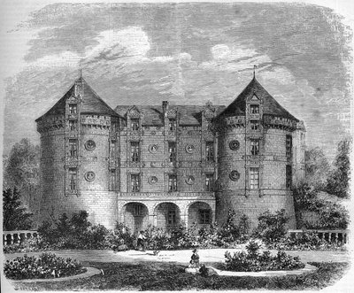 Renaissance Architecture: View of the Facade of the Chateau du Lude by French School