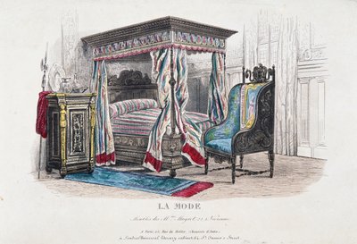 Renaissance Style Interior Revised and Interpreted in the Taste of the Napoleon III Era, from La Mode by French School