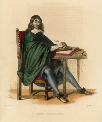 Rene Descartes by French School