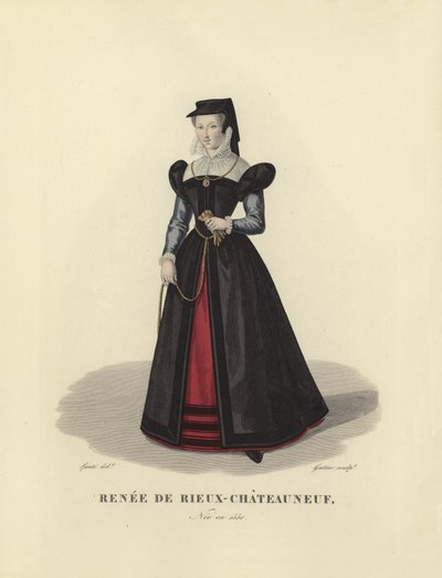 Renee de Rieuf, La Belle Chateauneuf by French School
