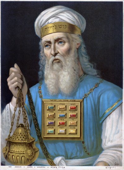 Representation of Aaron by French School
