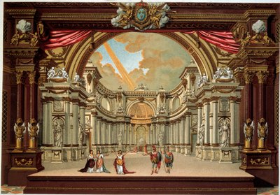 Representation of a Play by Moliere at the Theatre of the Chateau of Versailles by French School