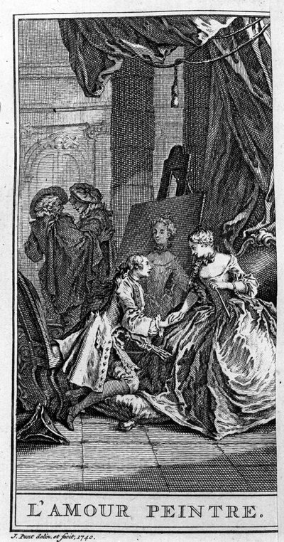 Representation of a scene from the play 