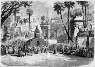 Representation of an Opera by French School
