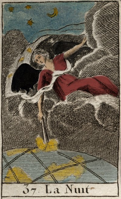 Representation of Nyx, goddess of the Night. From 