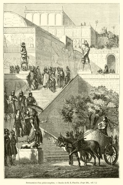 Restoration of an Assyrian Palace by French School