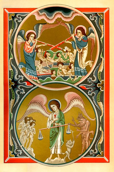 Resurrection of the Dead and the Weighing of Souls by French School