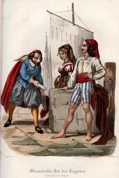 Revolt against Spanish Habsburg rule in Naples in 1647 by French School