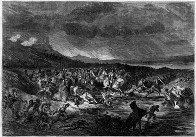 Risorgimento - Battle of Solferino - June 24 by French School