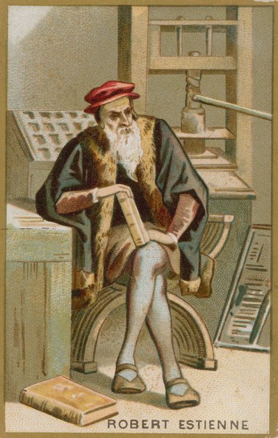Robert Estienne by French School