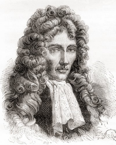 Robert William Boyle, Anglo-Irish Natural Philosopher, Chemist, Physicist and Inventor, from Les Merveilles de la Science, pub.1870 by French School