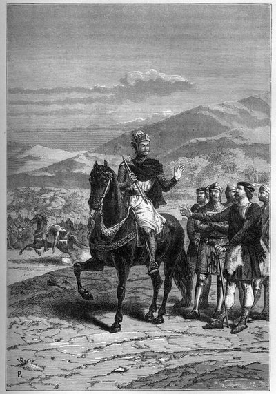 Robert the Bruce Before Bannockburn, 1313, Scotland - Robert I of Scotland by French School