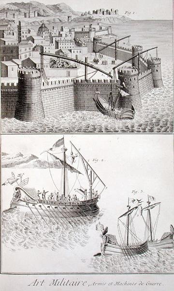 Roman Machinery for Naval Warfare, from the 