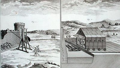 Roman Siege Machinery by French School