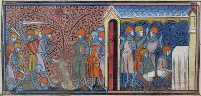 Raid of the Mansur of Cordoba, illustration from the 