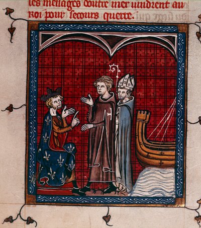 King Philip II and Patriarch, illustration from the 