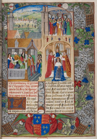 Coronation of Charles VII, Scenes from the 