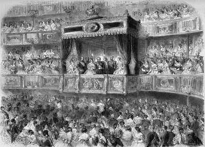 Royal Lodge at the Gala Show of Stuttgart Palace by French School