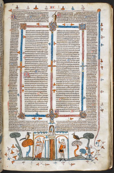 The Painter and the Devil, from Decretals of Gregory IX with gloss of Bernard of Parma (the 
